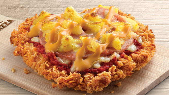 Chizza, chiken pizza.