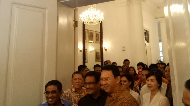 Sumarsono, Djarot Saiful Hidayat dan Basuki Tjahaja Purnama.