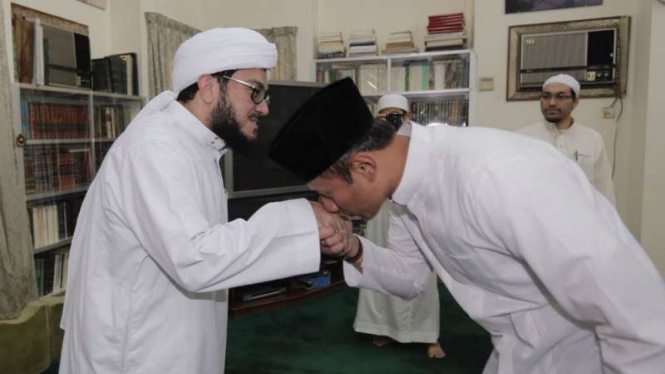 Agus Yudhoyono bertemu Ulama besar, ahli Hadits Mekkah Sayyid Ahmad bin Muhammad