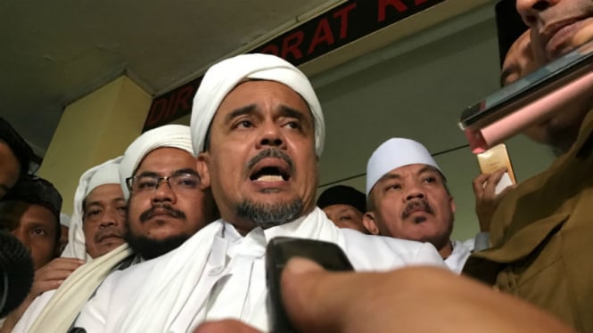 Imam Besar FPI, Habib Rizieq Shihab.