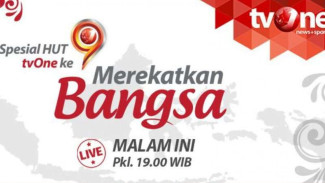 HUT Ke-9, tvOne Gelar Dialog Kebangsaan Malam Ini