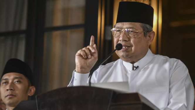 Presiden ke-6 RI yang juga Ketua Umum Partai Demokrat Susilo Bambang Yudhoyono 
