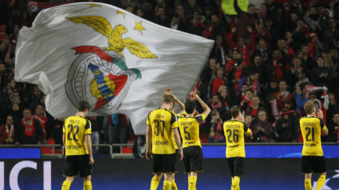 Borussia Dortmund kalah di leg 1 babak 16 besar Liga Champions.