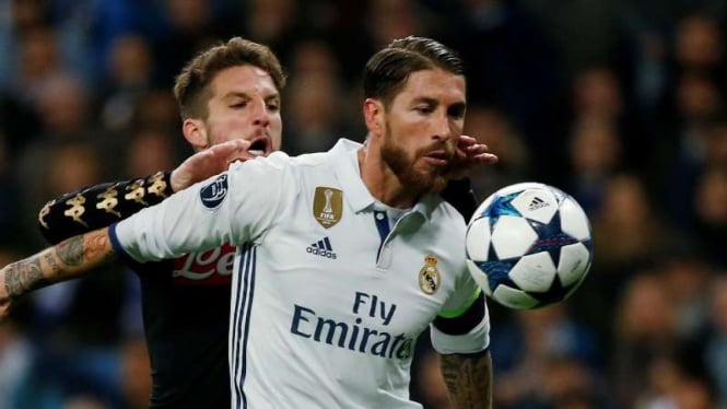 Bek Real Madrid, Sergio Ramos (kanan)
