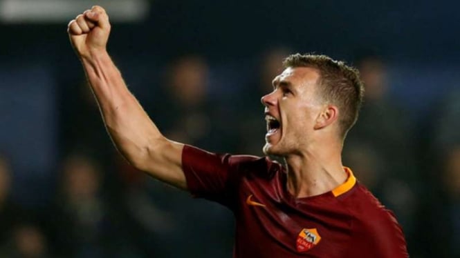 Striker AS Roma, Edin Dzeko