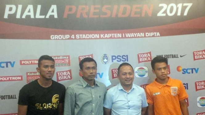 Sriwijaya FC dan Pusamania Borneo FC hadir di konferensi pers