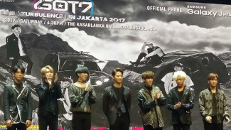 Foto-foto Momen Boyband Got7 Sampai di Tanah Air