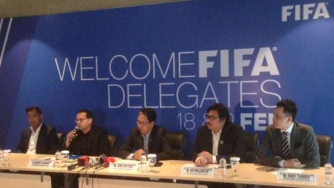 Pertemuan PSSI dengan FIFA hari Minggu, 19 Februari 2017.