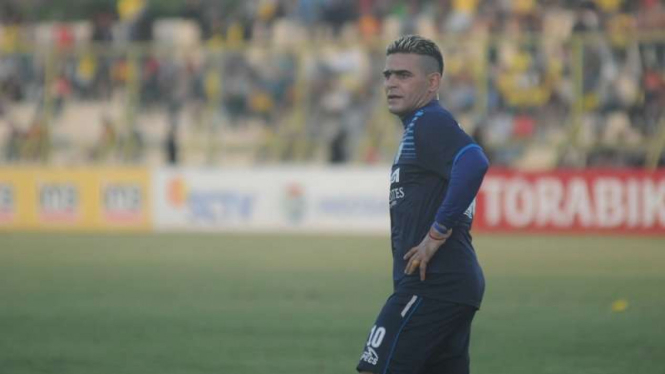 Penyerang Arema FC, Cristian Gonzales