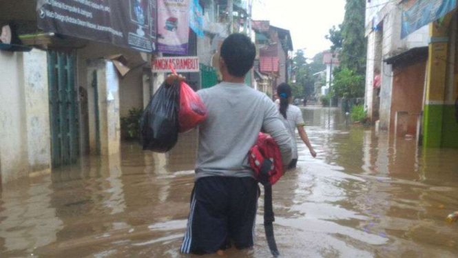 Banjir di Cipinang Melayu, Senin, 20 Februari 2017