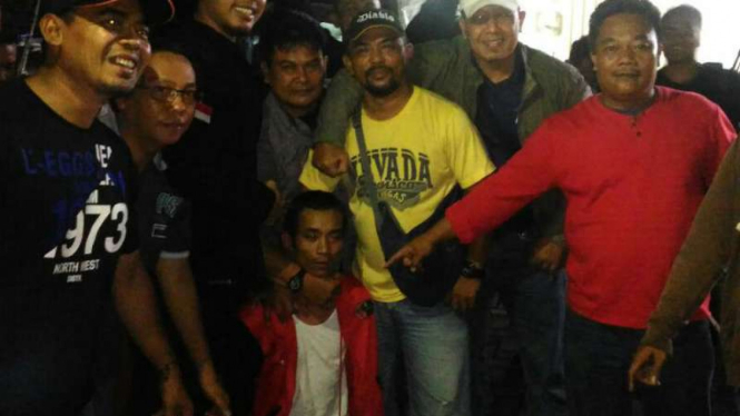 Bos Koperasi Simpan Pinjam Pandawa Group Salman, Nuryanto, saat ditangkap polisi.