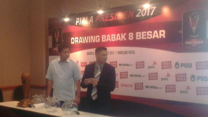 Drawing babak 8 besar Piala Presiden 2017