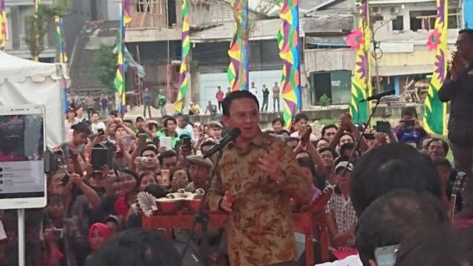 Ahok bicara soal penangangan banjir