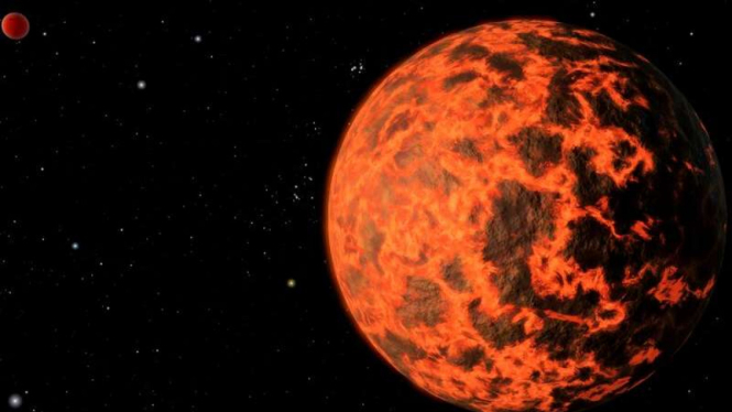 Ilustrasi penemuan planet baru oleh Teleskop Antariksa NASA.
