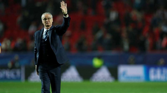 Claudio Ranieri saat masih menangani Leicester CIty