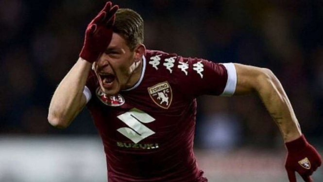 Penyerang Torino, Andrea Belotti.