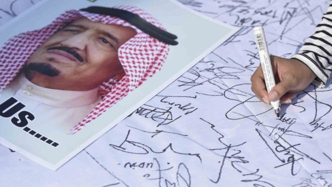 Persiapan Indonesia menjelang kedatangan Raja Arab Saudi, Salman bin Abdulaziz al-Saud.