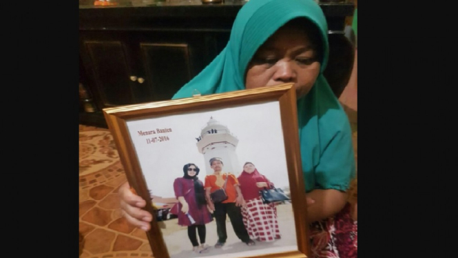 Foto keluarga Siti Aisyah.