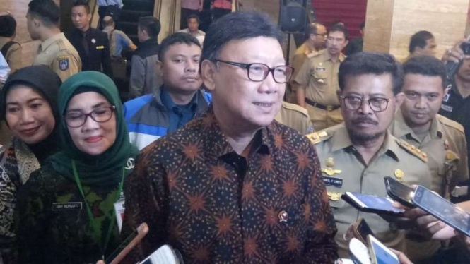 Menteri Dalam Negeri Tjahjo Kumolo.