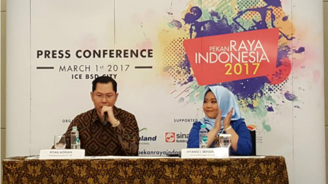 Konferensi pers Pekan Raya Indonesia 2017.