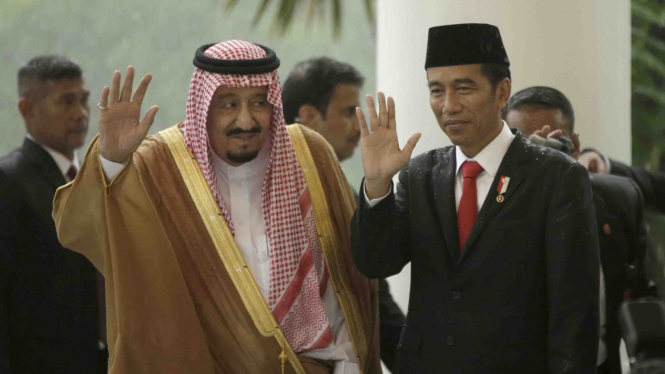 Pertemuan Raja Salman dan Presiden Jokowi di Istana Bogor