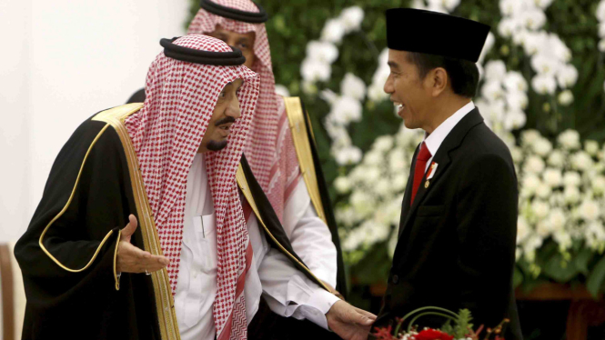 Pertemuan Raja Salman dan Presiden Jokowi di Istana Bogor
