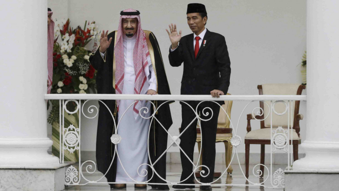 Pertemuan Raja Salman dan Presiden Jokowi di Istana Bogor