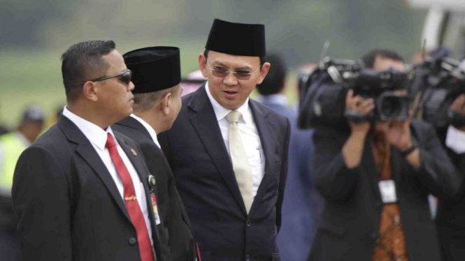 Calon gubernur DKI Jakarta, Basuki Tjahaja Purnama.