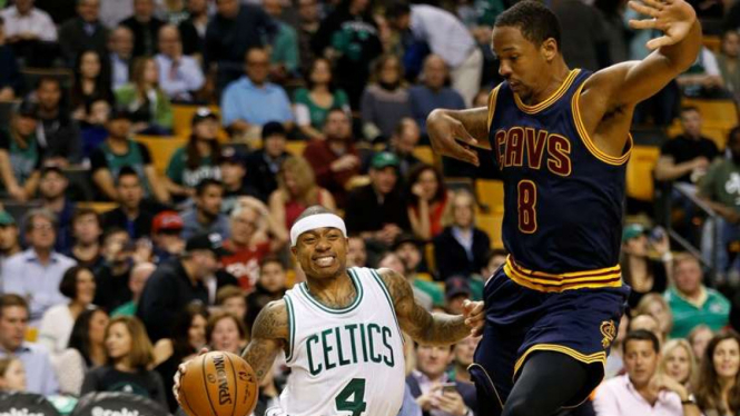 Pertandingan NBA antara Boston Celtics kontra Cleveland Cavaliers