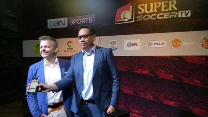 Konferensi pers Super Soccer TV