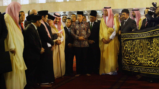 Kunjungan Raja Salman di Masjid Istiqlal Jakarta