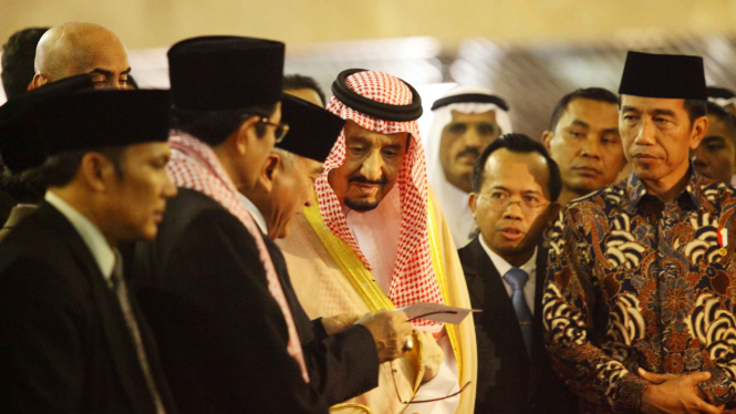 Kunjungan Raja Salman di Masjid Istiqlal Jakarta.