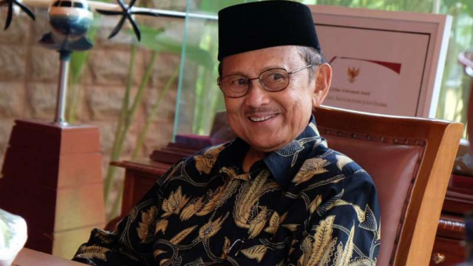 Presiden RI ke-3 Bacharuddin Jusuf Habibie.