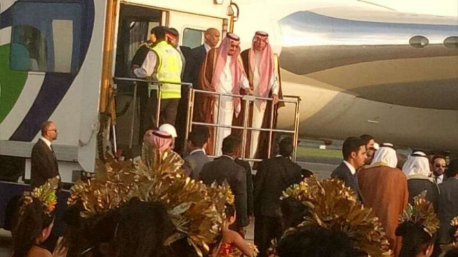 Rombongan Raja Arab Saudi, Salman bin Abdulaziz Al Saud, tiba di Bali.