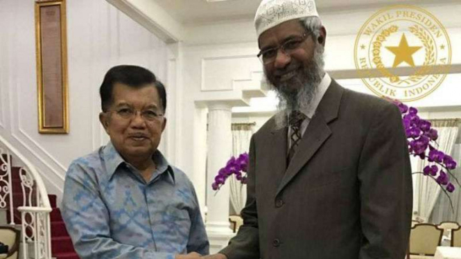 DR Zakir Naik bertemu dengan Wakil Presiden Jusuf Kalla
