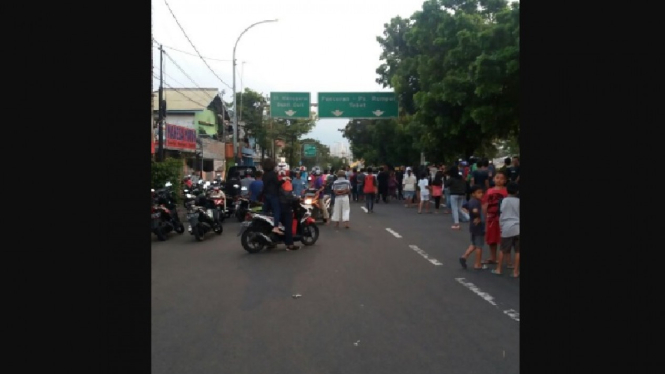 Jalan Tambak ke arah Manggarai 