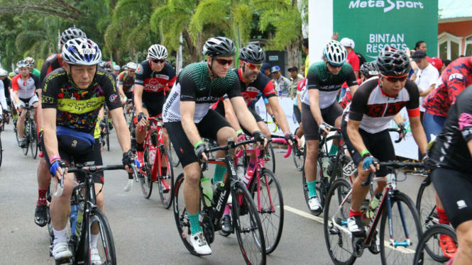 Pembalap yang ikut dalam Tour de Bintan 2017