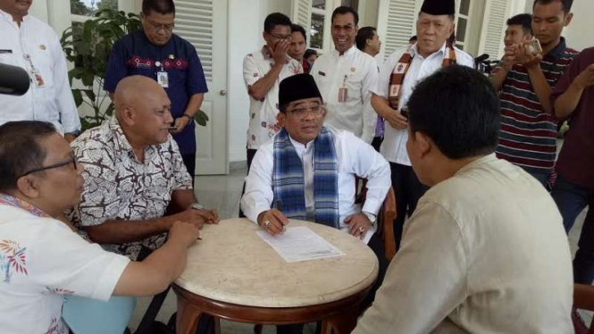 Plt Gubernur DKI, Sumarsono di Balai Kota Jakarta.