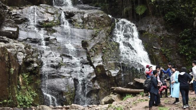 Curug Bellarosa, Lembang, Bandung. (foto u-report)