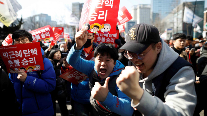 Akhirnya Presiden Korea Selatan Lengser Dari Jabatannya