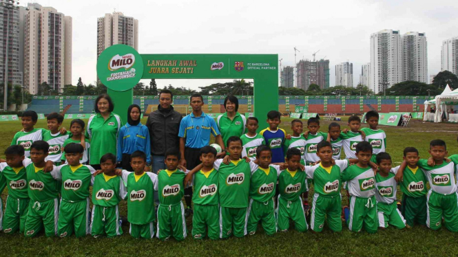 Peserta MILO Football Championship 2017 Medan