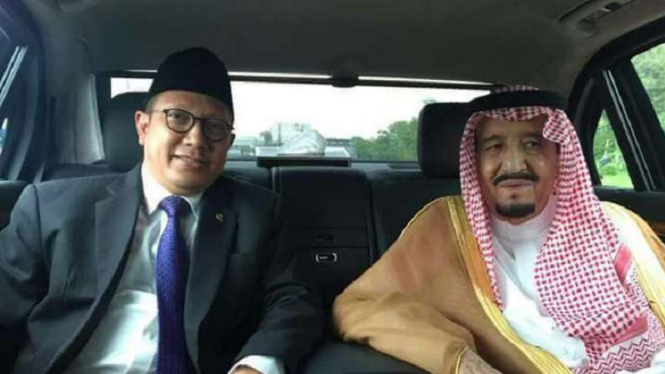 Menteri Agama Lukman Hakim Saifuddin bersama Raja Salman 