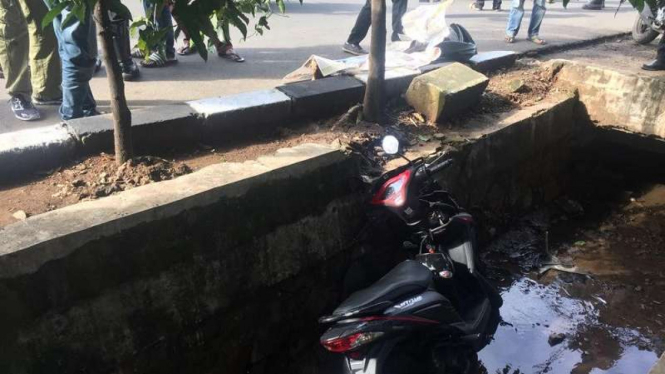 Makmur meninggal dunia akibat kecelakaan di Jalan Pemuda, Senin, 13 Maret 2017.