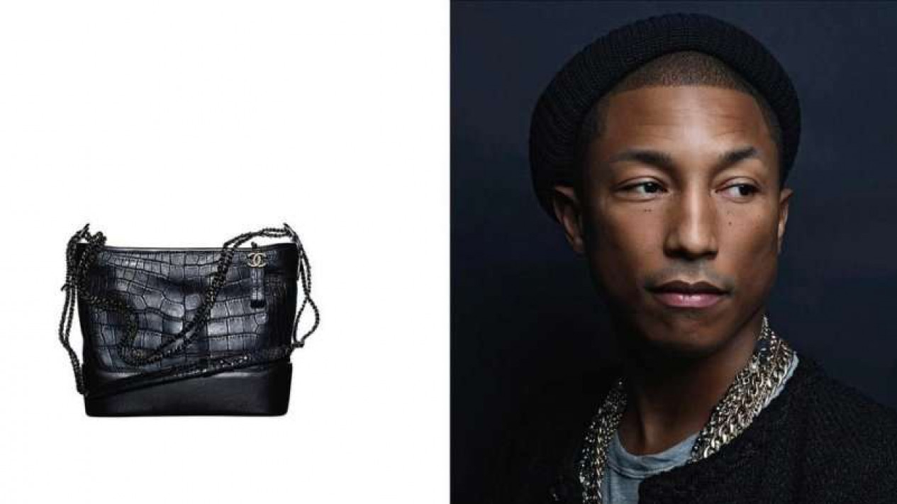 Pharrell Williams Jadi Model Pertama Pria untuk Tas Chanel