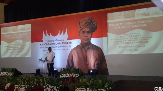 Simposium tokoh perintis kemerdekaan RI, H Baginda Dahlan Abdullah