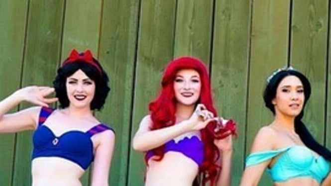 Bikini terinspirasi putri Disney