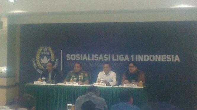Pertemuan antara PSSI dan perwakilan 18 klub Liga 1.