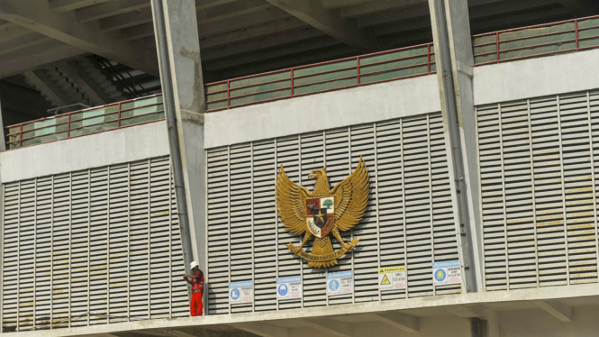 Suasana di Stadion Utama Gelora Bung Karno.