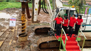 Proses Groundbreaking Thamrin District
