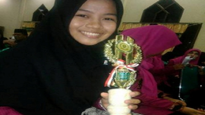 Nur Afdhaliyah Syafrudin, Juara I STQ Tilawatil Quran Prov. Suawesi Tenggara.